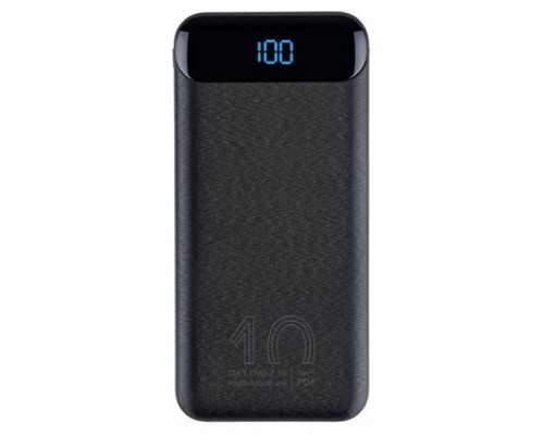 RIVACASE VA2540 (10000mAh) Negro QC/PD 20W, LCD